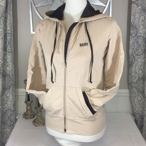BEBE SPORT tan/chocolate hoody.